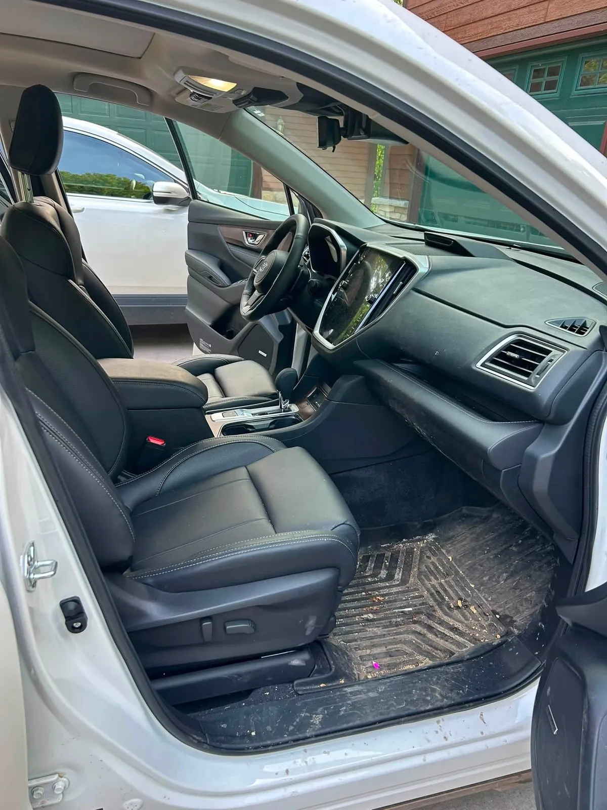 Subaru Dashboard & Console Before Detailing