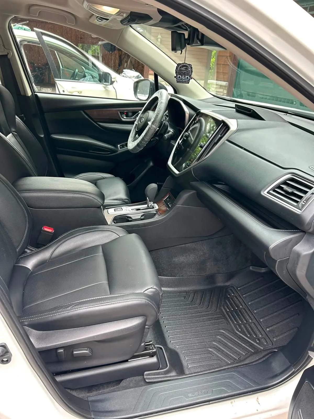 Subaru Dashboard & Console After Detailing