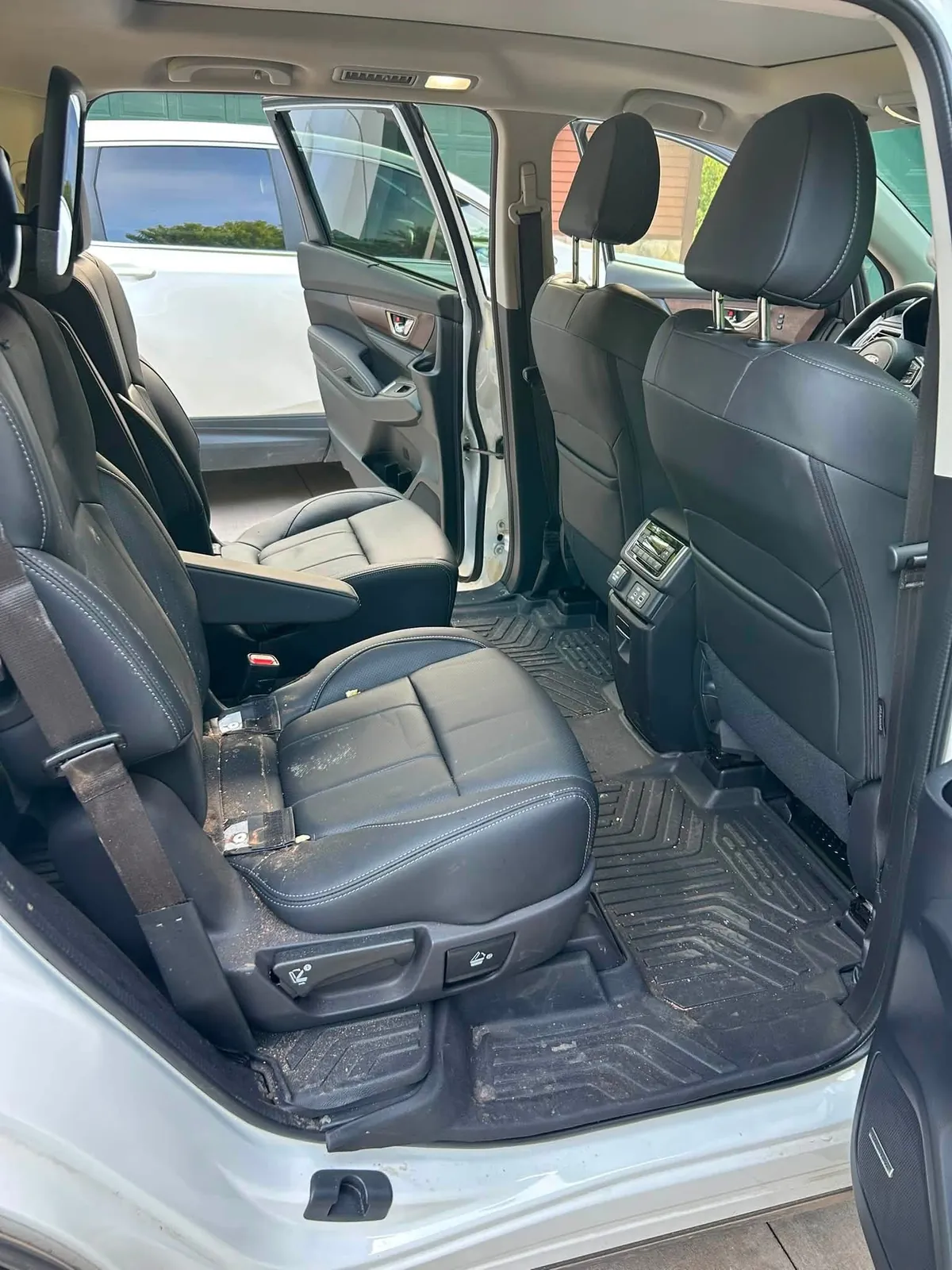 Subaru Rear Passenger Cabin Before Detailing